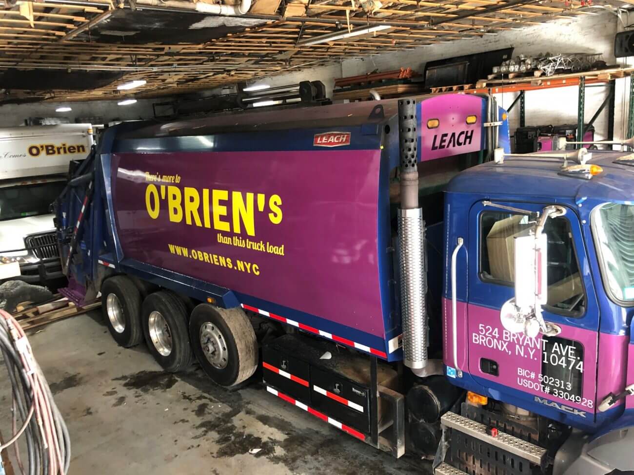 O’Brien’s Custom-Made Truck Fleet Wraps for Promotion in New York