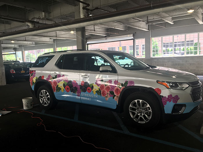 Partial Vehicle Wraps for Event in NYC