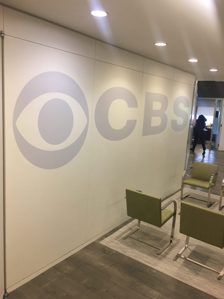 CBS Reception Wall Graphics by Street Style Studio