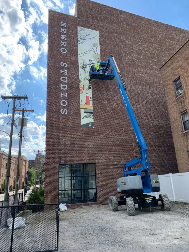 Textured Wall Murals for Building