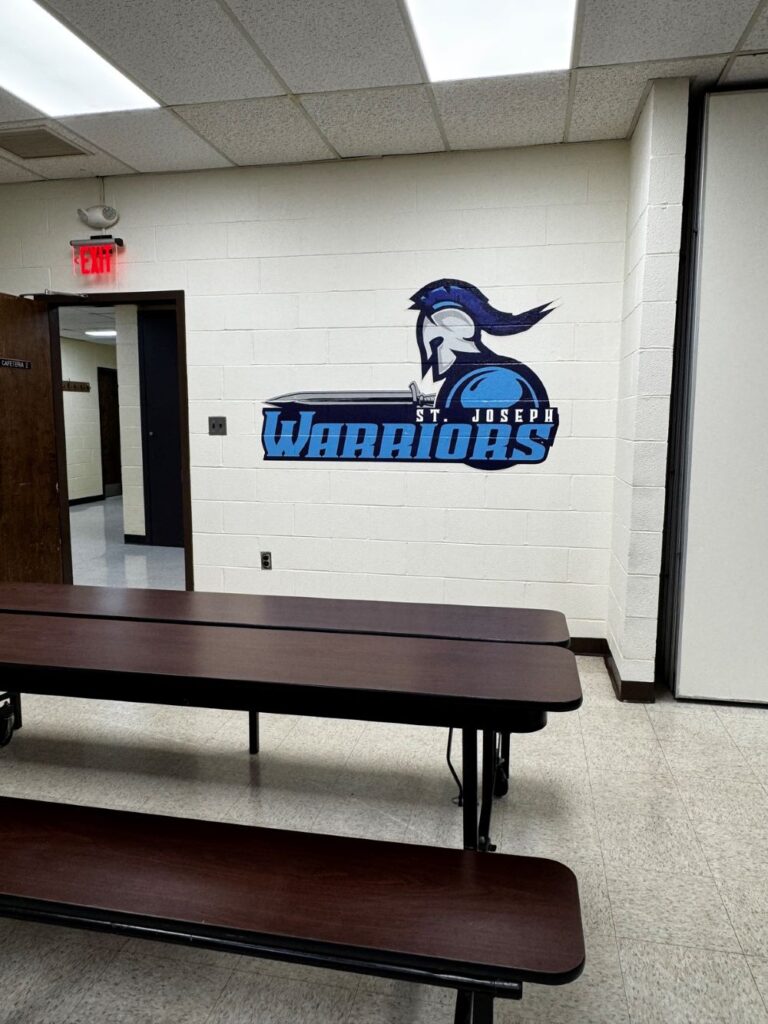 Custom Logo Wall Decals for St Joesphs School