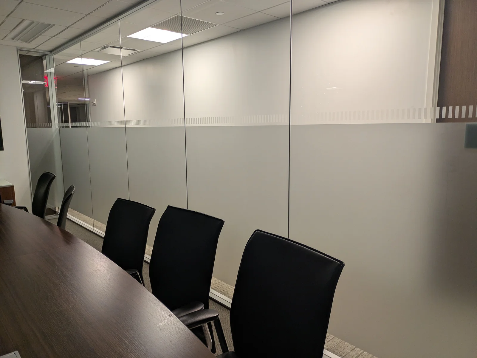 conference room frosting film in manhattan office NYC