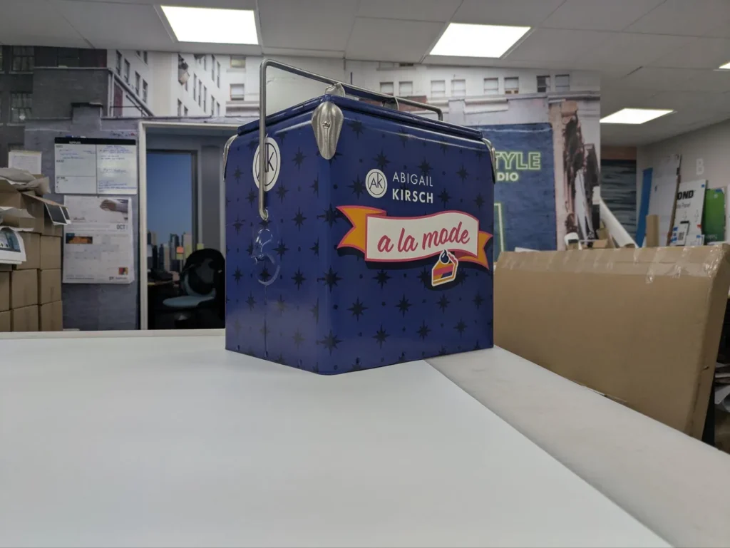 wrapped cooler - wrapping objects NYC