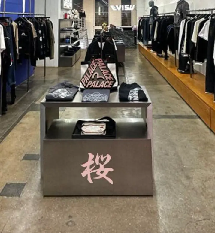 Custom foamcore display piece for Evisu, Manhattan, NY.
