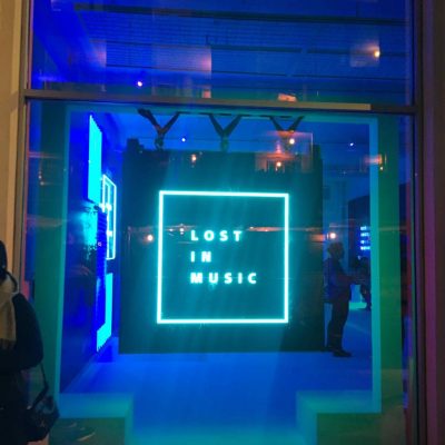Lost in Music LED Signs by Street Style Studio in NYC