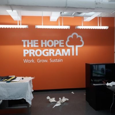 The Hope Program Wall Graphics for Office Space in NYC